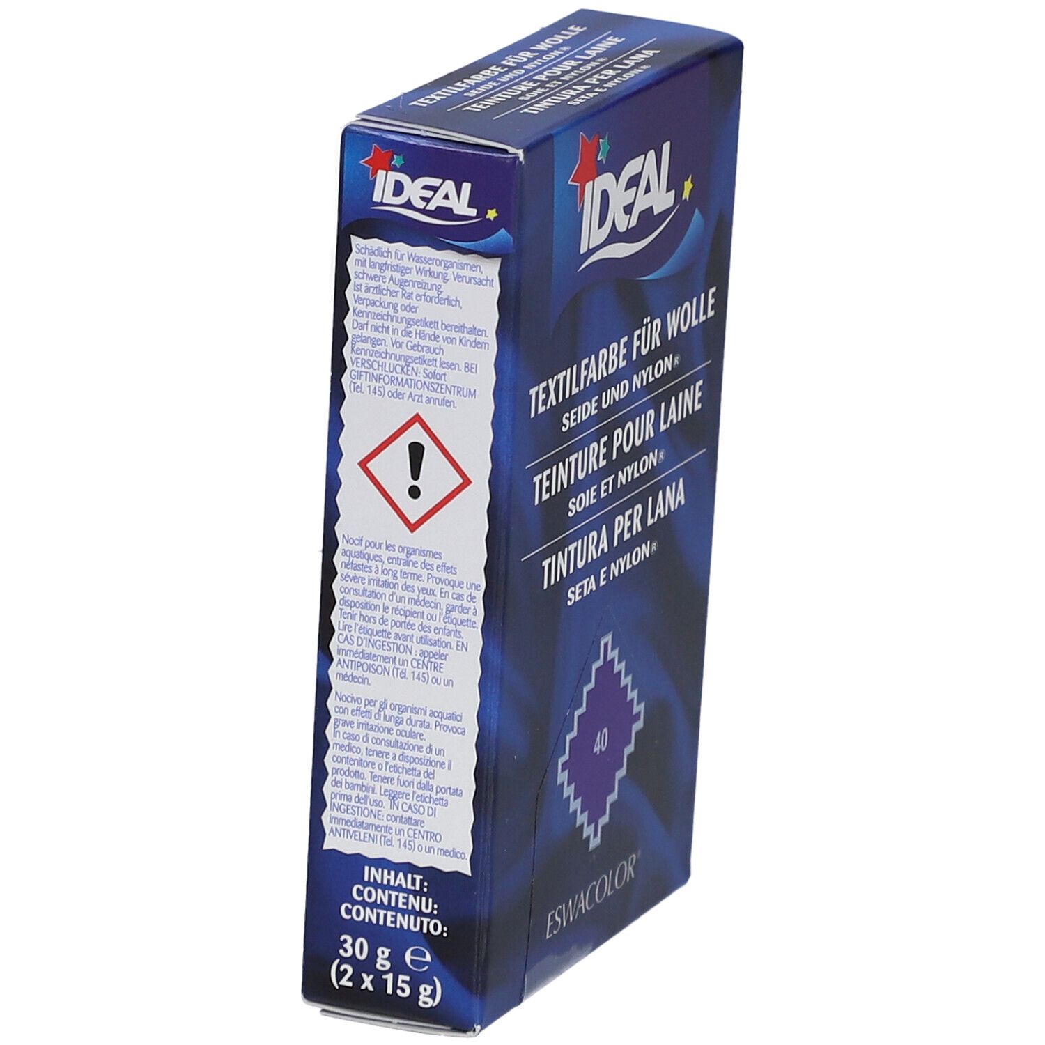IDEAL Färbemittel für Wolle, Seide und Nylon - 40 Lavendelviolett