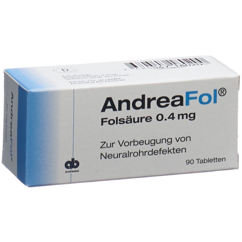 ANDREAFOL Tabl 0.4 mg 90 Stk