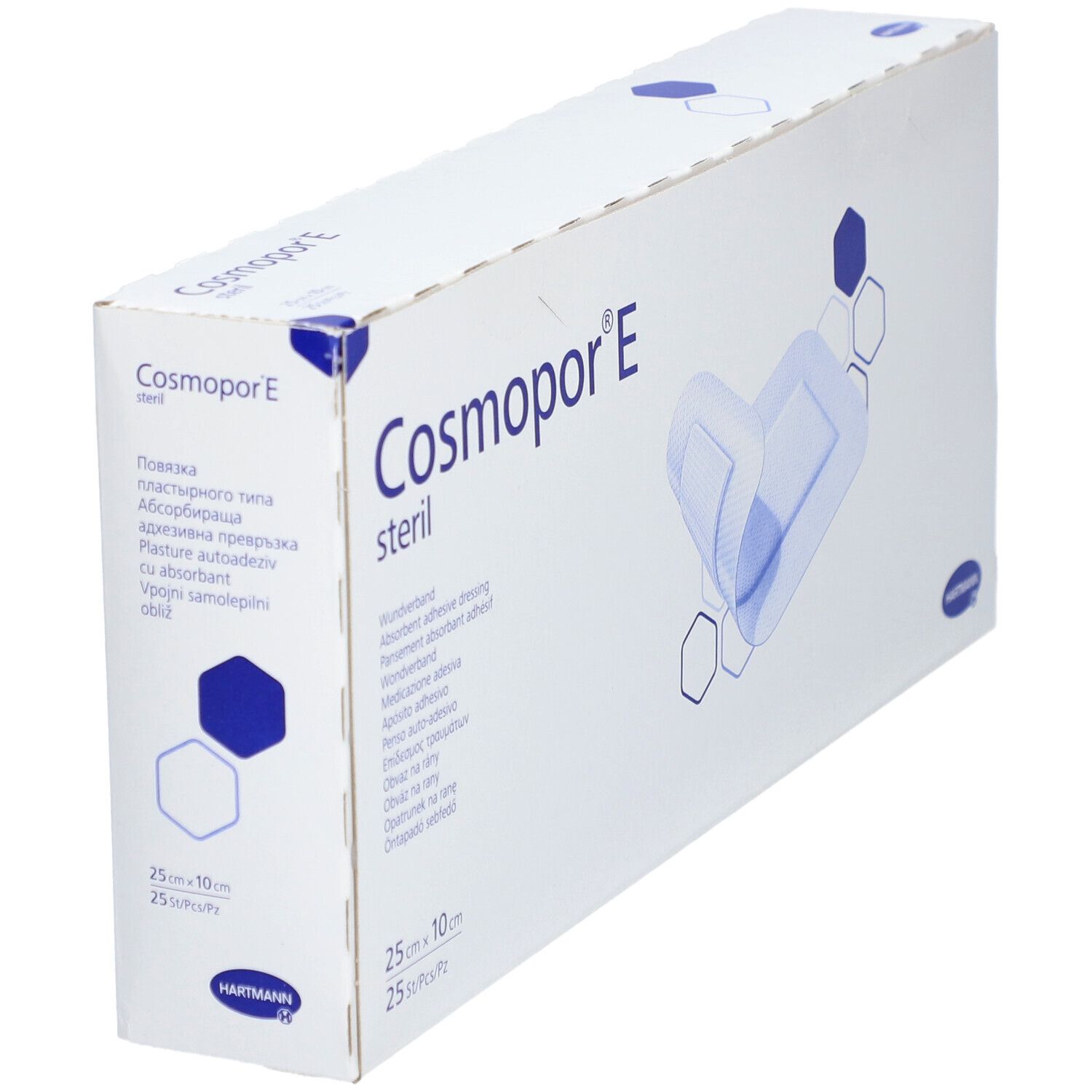 COSMOPOR® E Pansement Absorbant Adhésif Stérile 25 x 10 cm