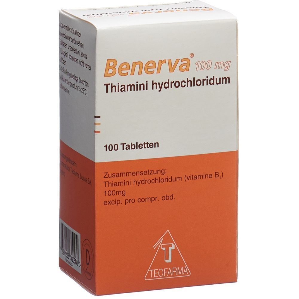BENERVA Tabl 100 mg Ds 100 Stk