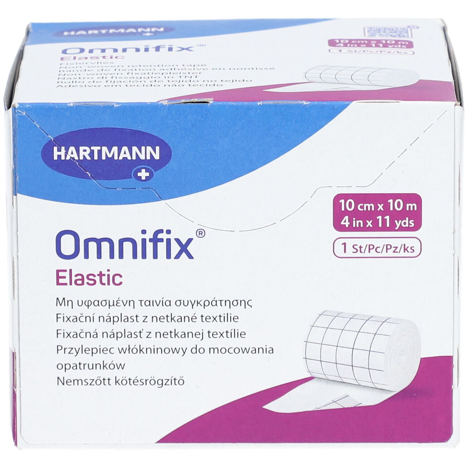 HARTMANN Omnifix® Elastic Bande adhésive extensible en nontissé microporeux 10 cm x 10 m