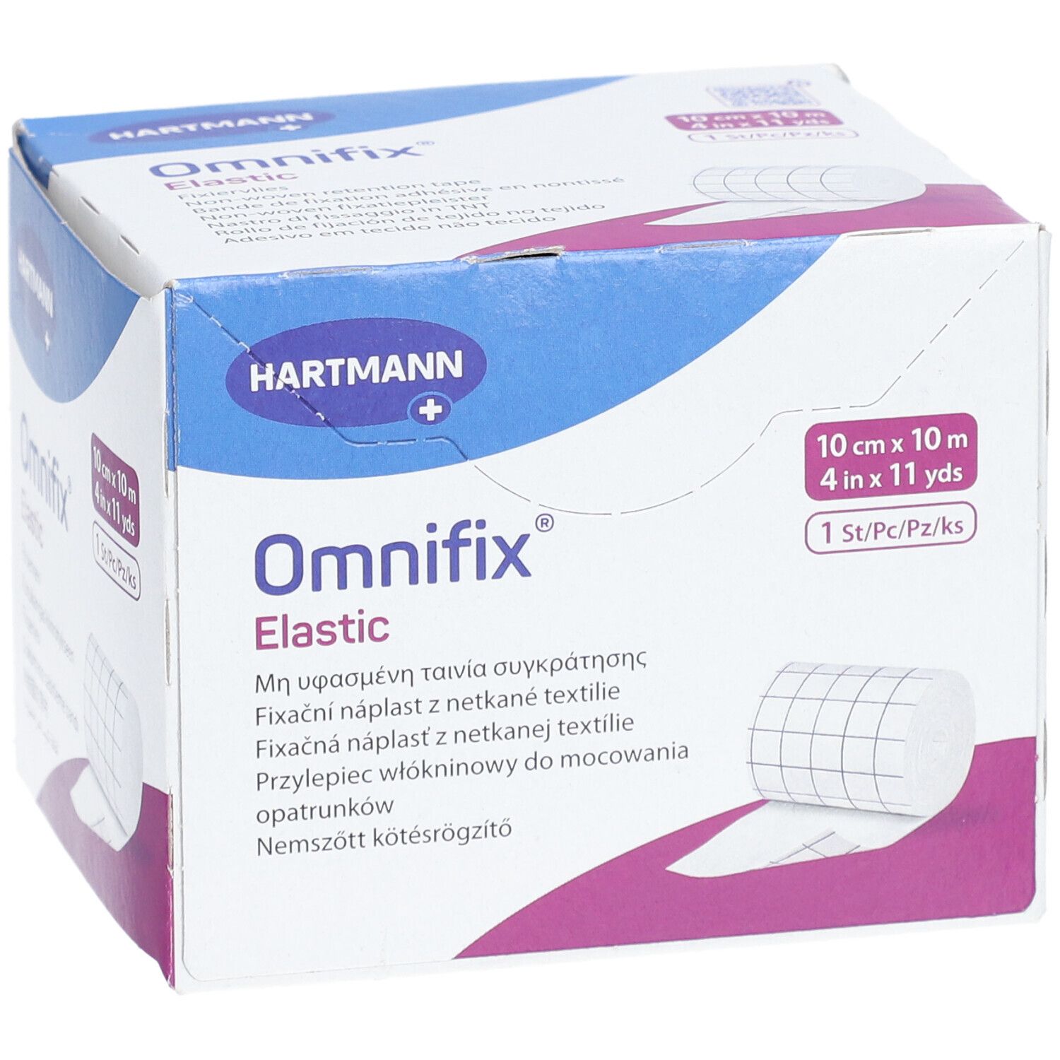 HARTMANN Omnifix® Elastic Bande adhésive extensible en nontissé microporeux 10 cm x 10 m