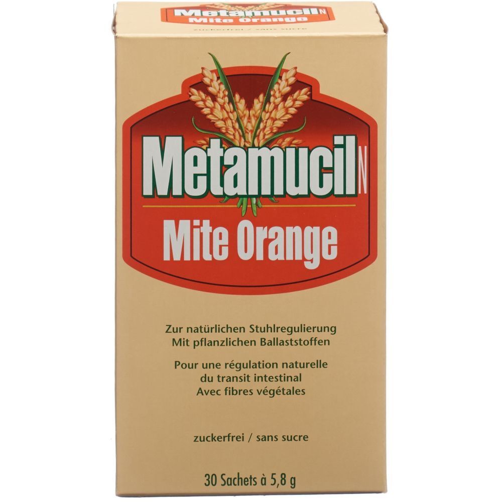 METAMUCIL N Mite Plv 5.8 g orange 30 Btl 5.8 g