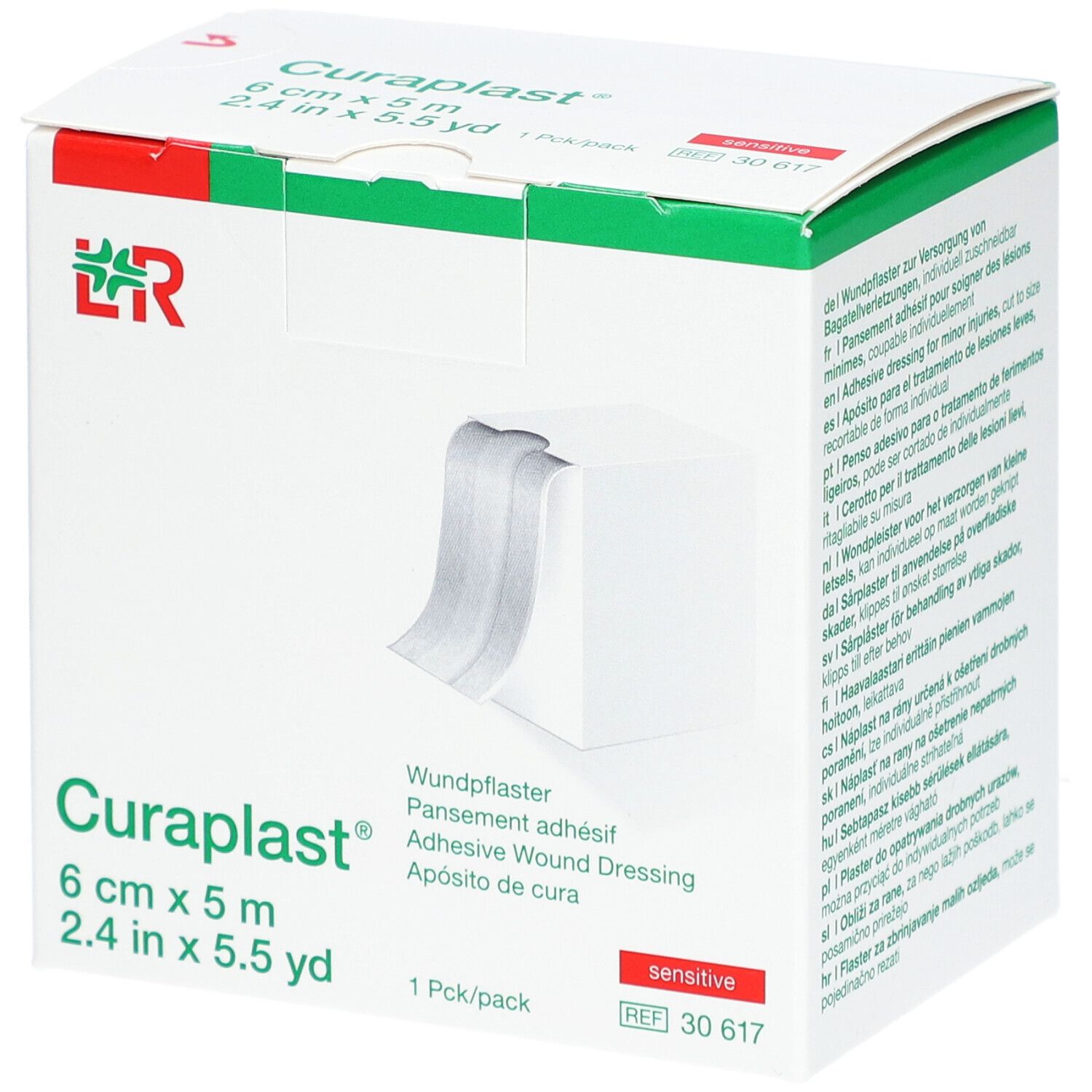 Curaplast® sensitiv Wundschnellverband 6 cm x 5 m