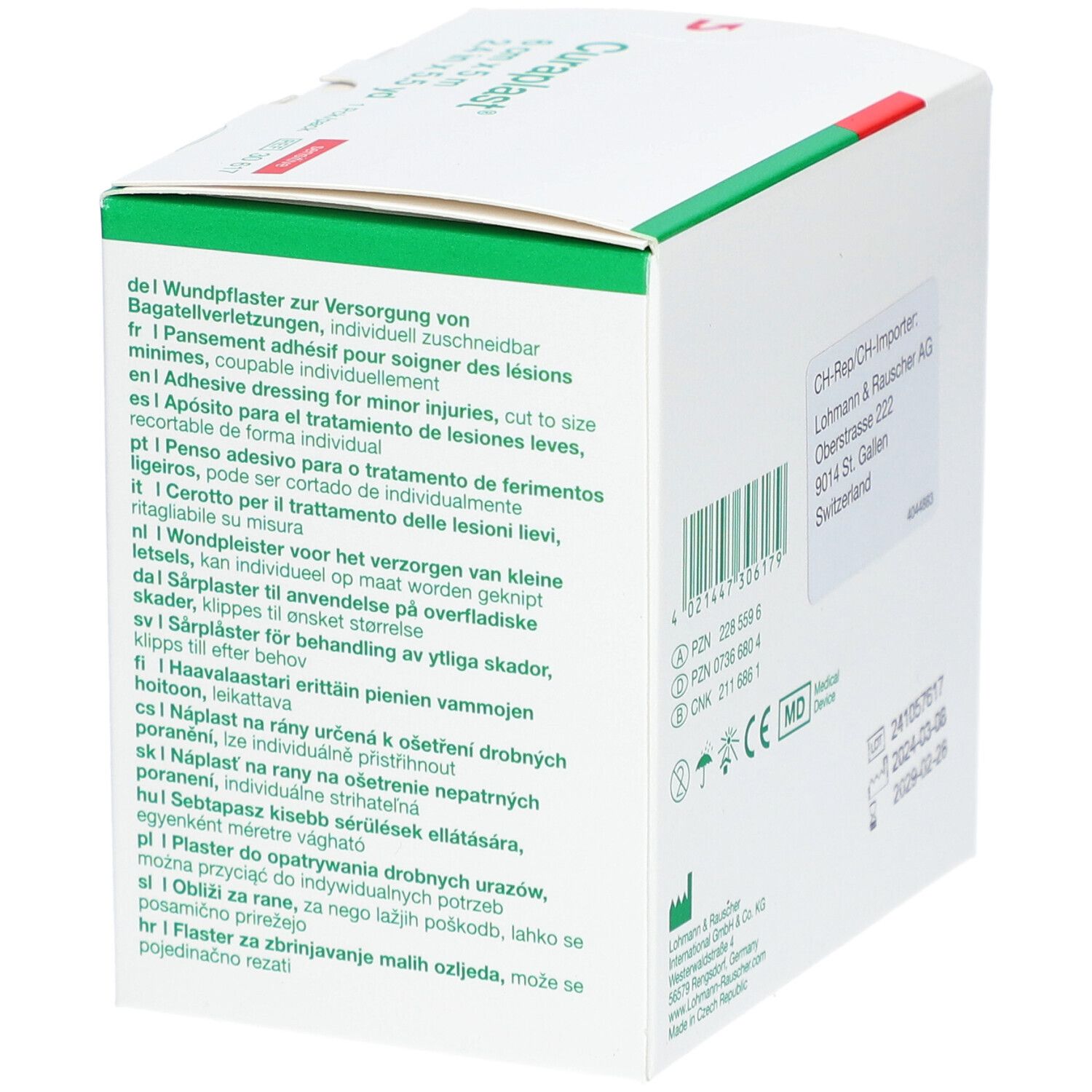 Curaplast® sensitiv Wundschnellverband 6 cm x 5 m