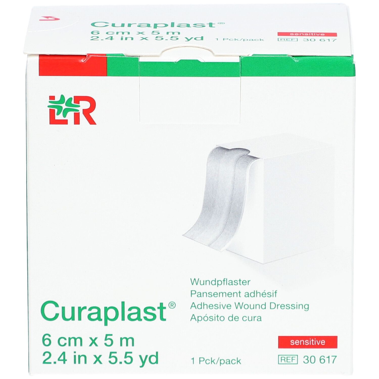 Curaplast® sensitiv Wundschnellverband 6 cm x 5 m