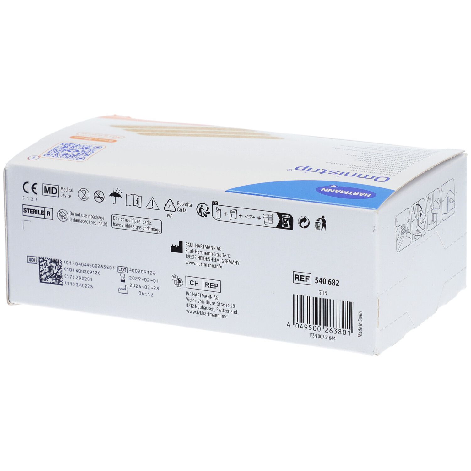 OMNISTRIP Wundnahtstreifen 6x38mm 300 Stk