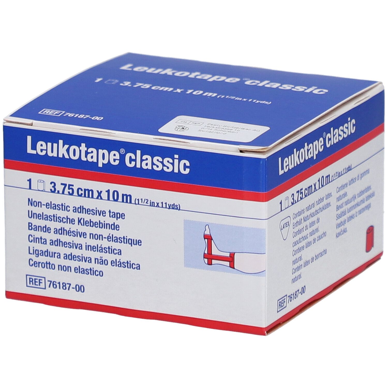 Leukotape® Classic 3,75 cm x 10 m rot