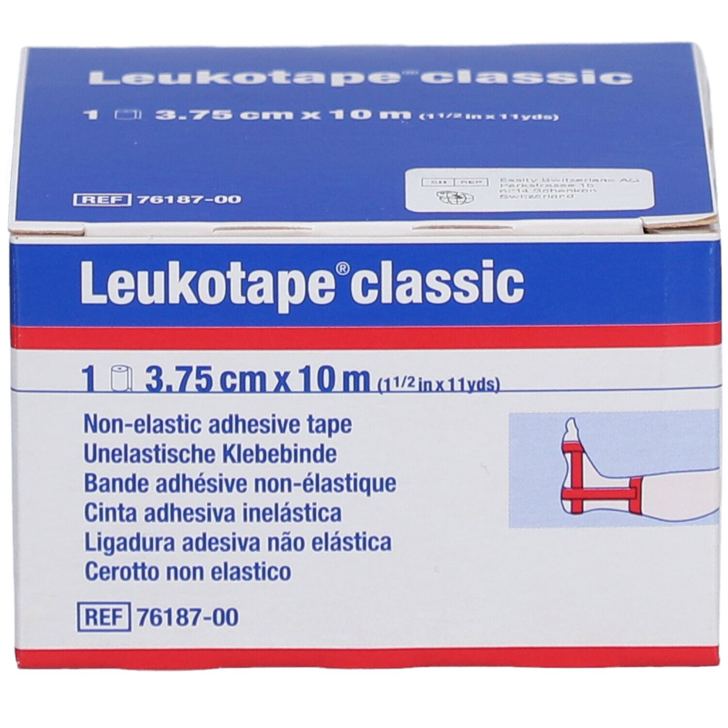 Leukotape® Classic 3,75 cm x 10 m rot
