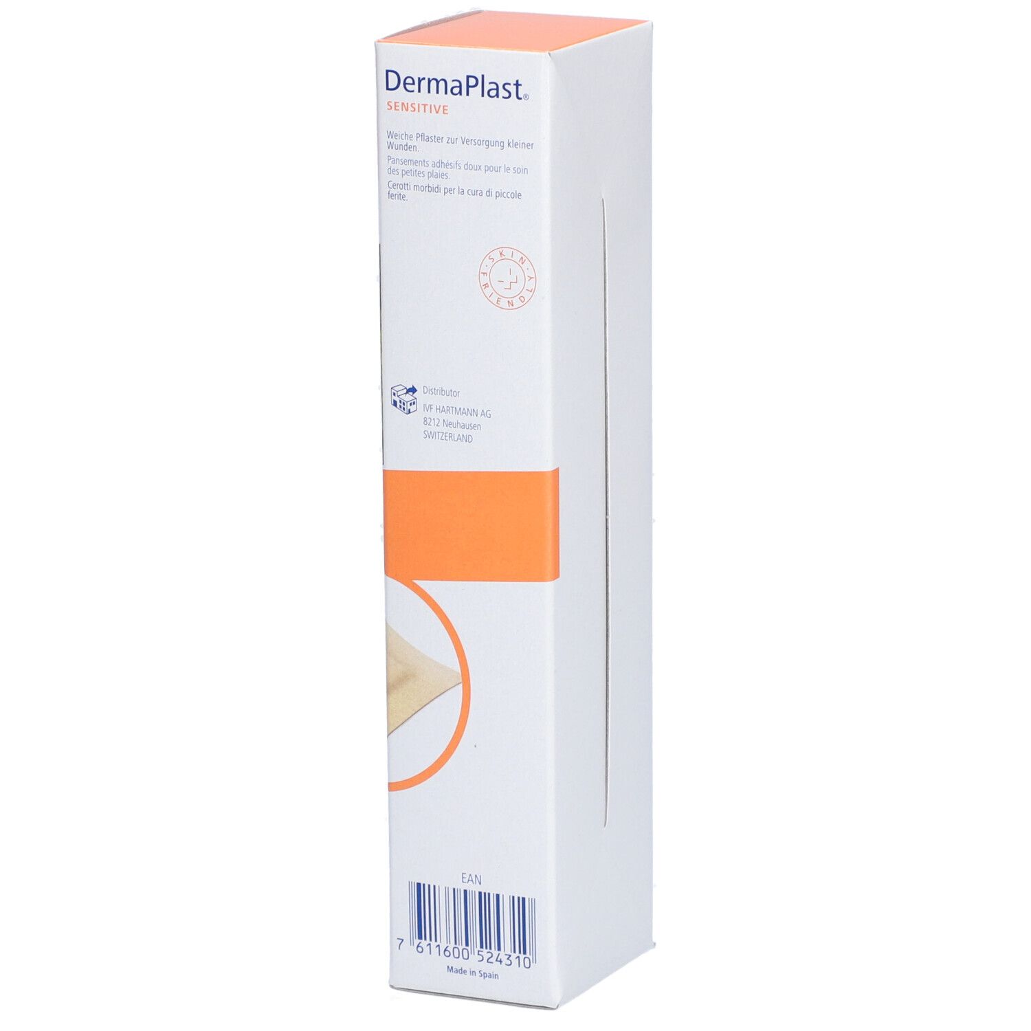 HARTMANN Dermaplast® Sensitive Centro Strip 3 x 4 cm couleur chair