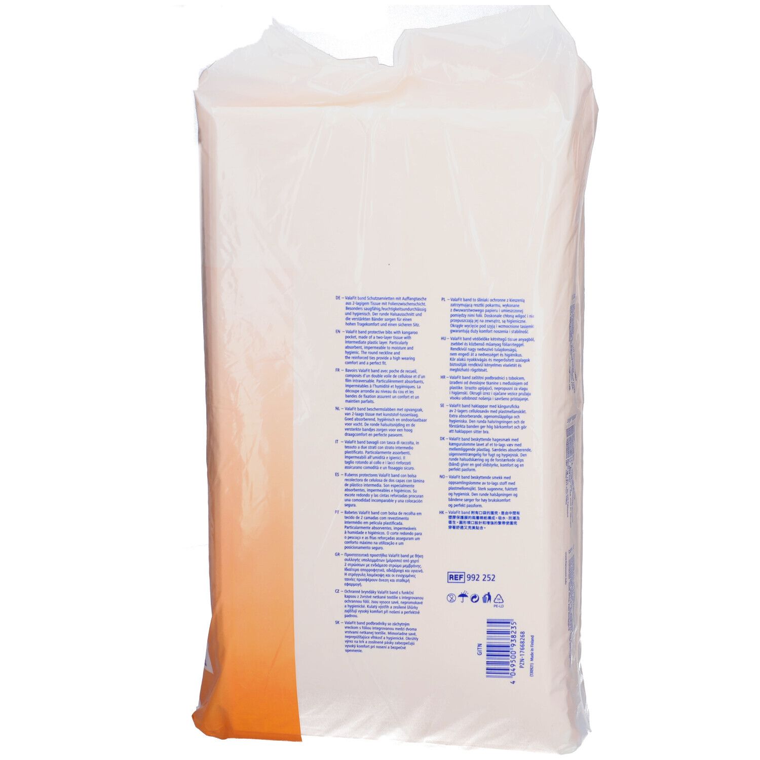 Vala®Fit band Einmal-Schutzlätzchen 3-lagig, 38 x 70 cm