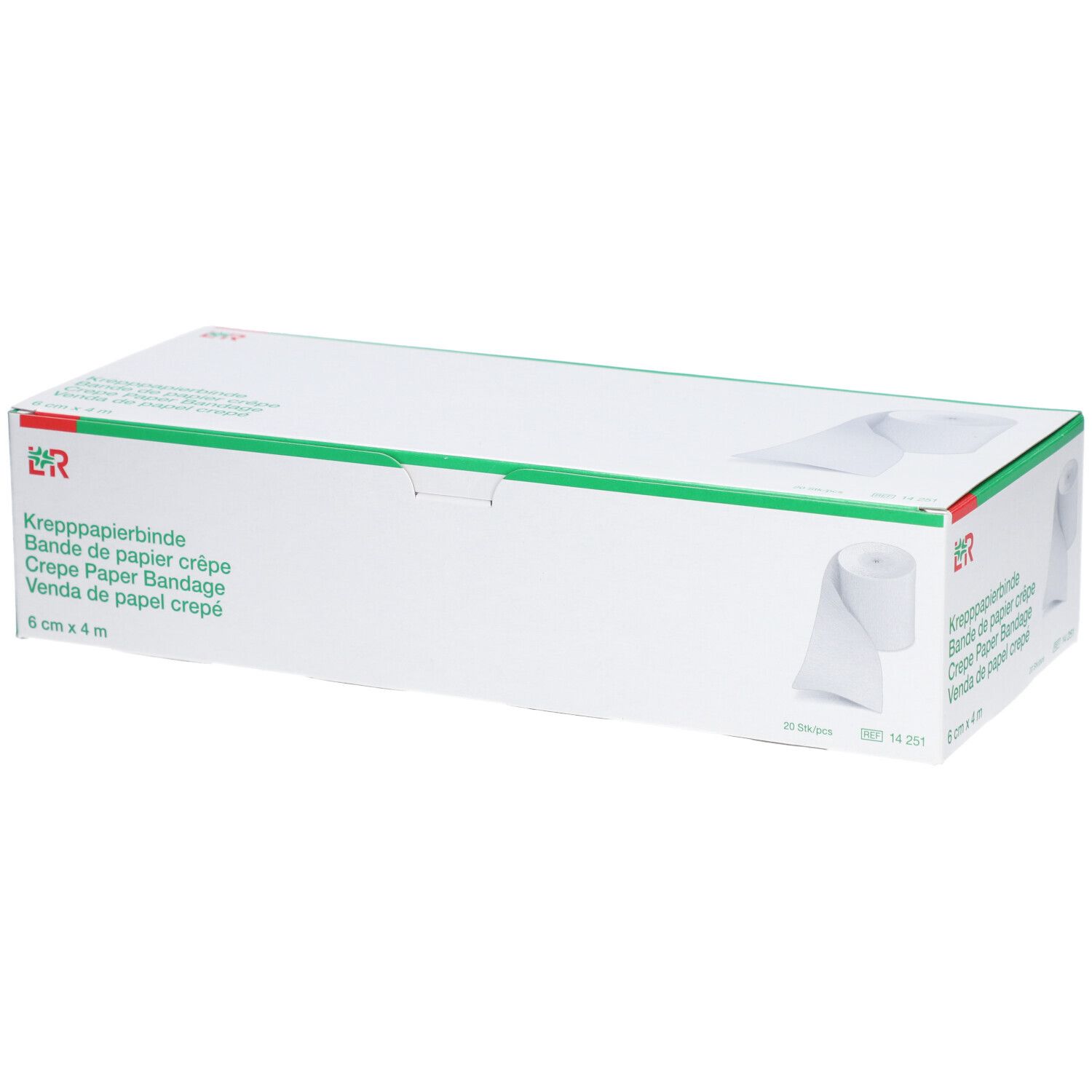 L&R Bande de papier crêpé 6cmx4m