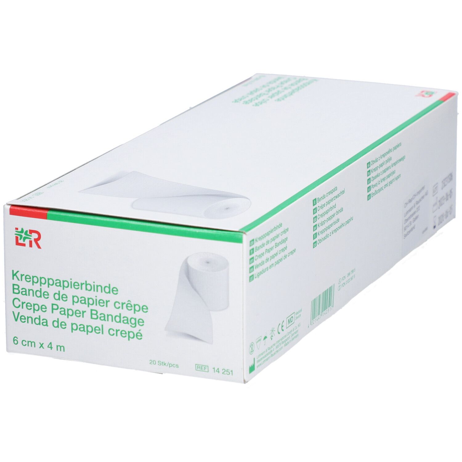 L&R Bande de papier crêpé 6cmx4m