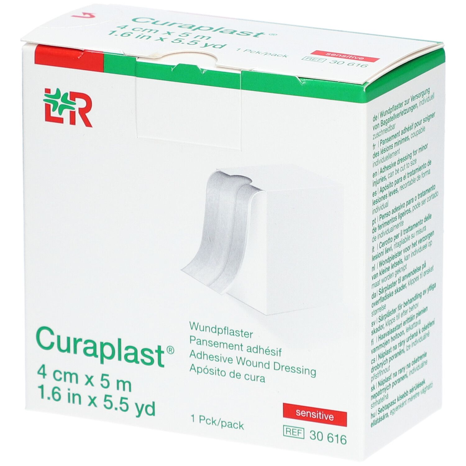 Curaplast® sensitiv Wundschnellverband 4 cm x 5 m