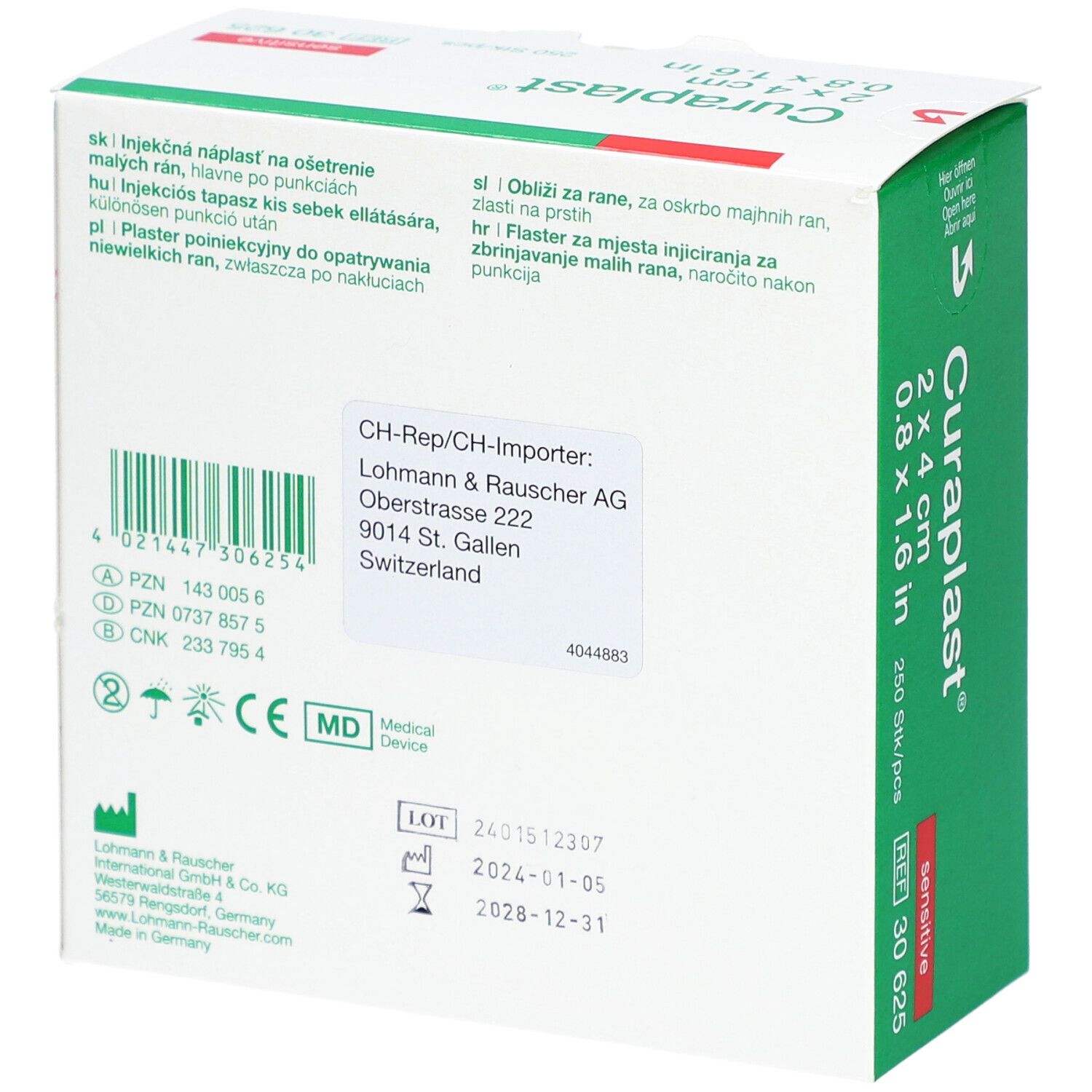 Curaplast® sensitiv Injektionspflaster