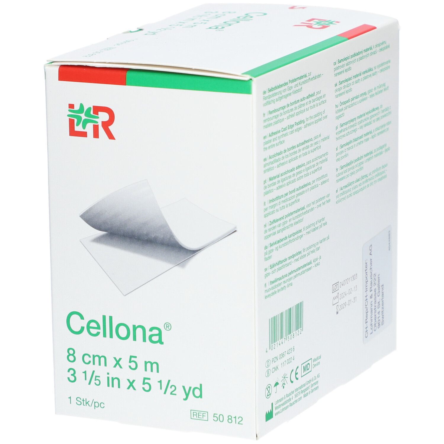 Cellona® Randpolster 8 cm x 5 m