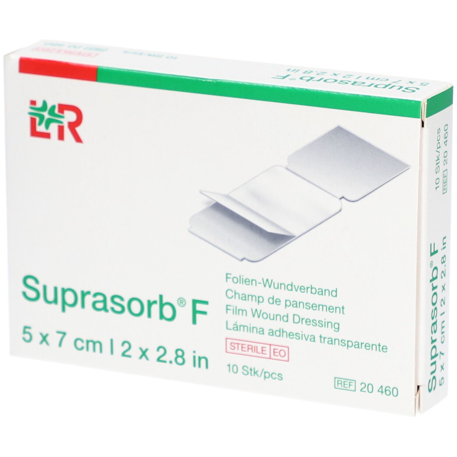 L&R Suprasorb® F Champ de pansement 5 cm x 7 cm stérile