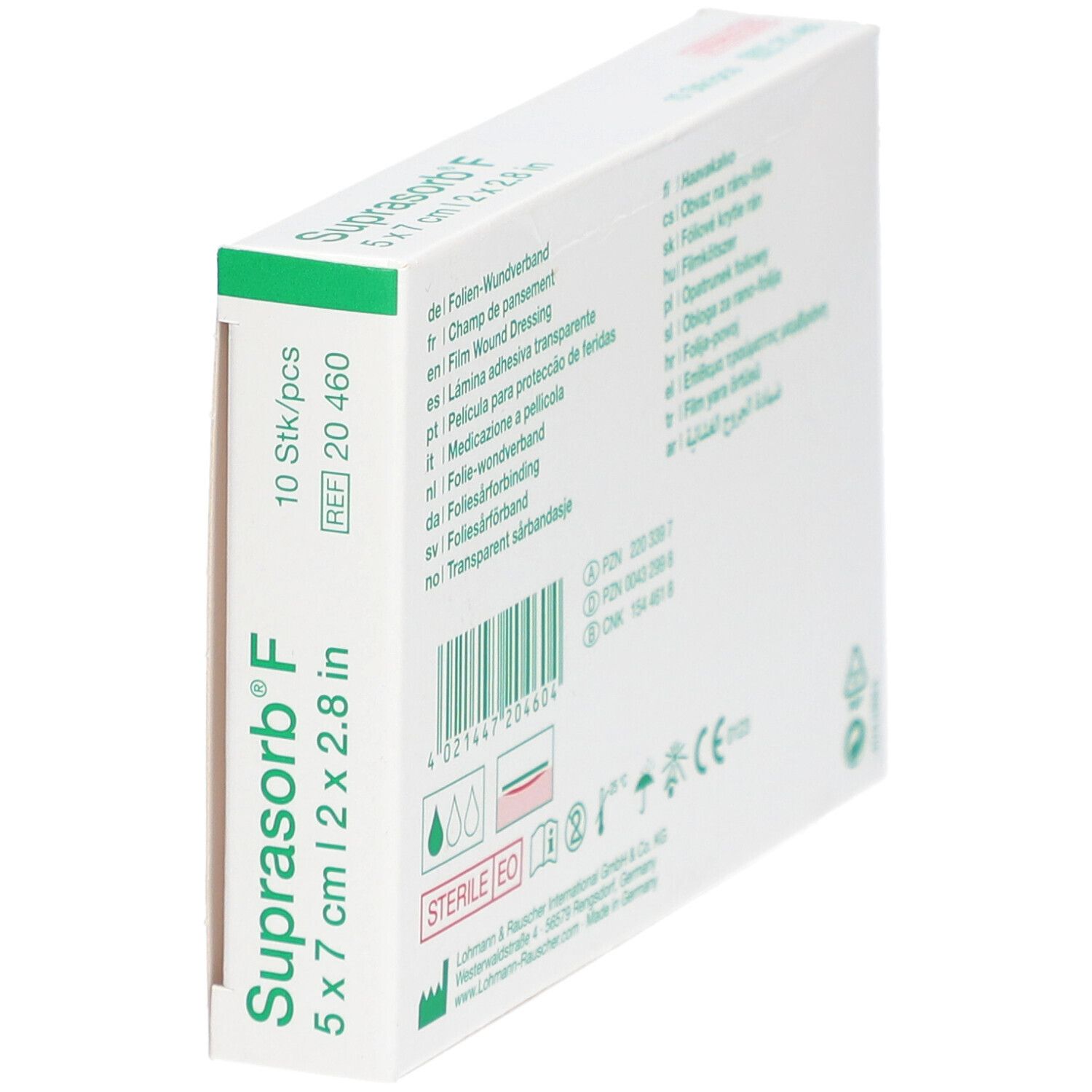 L&R Suprasorb® F Champ de pansement 5 cm x 7 cm stérile