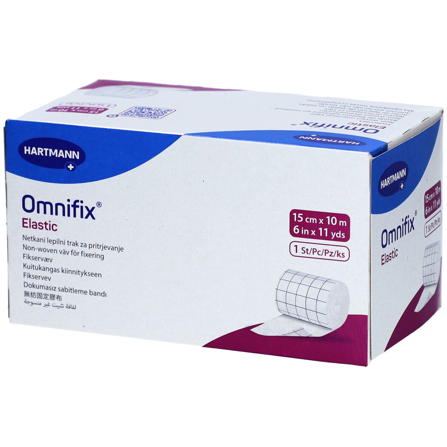 HARTMANN Omnifix® Elastic Bande adhésive extensible en nontissé microporeux 15 cm x 10 m