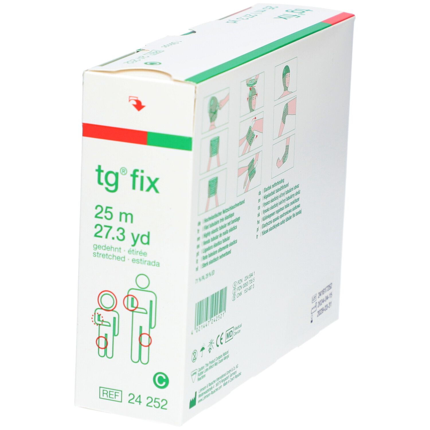 L&R tg® fix Filet tubulaire très élastique Taille C 25 m