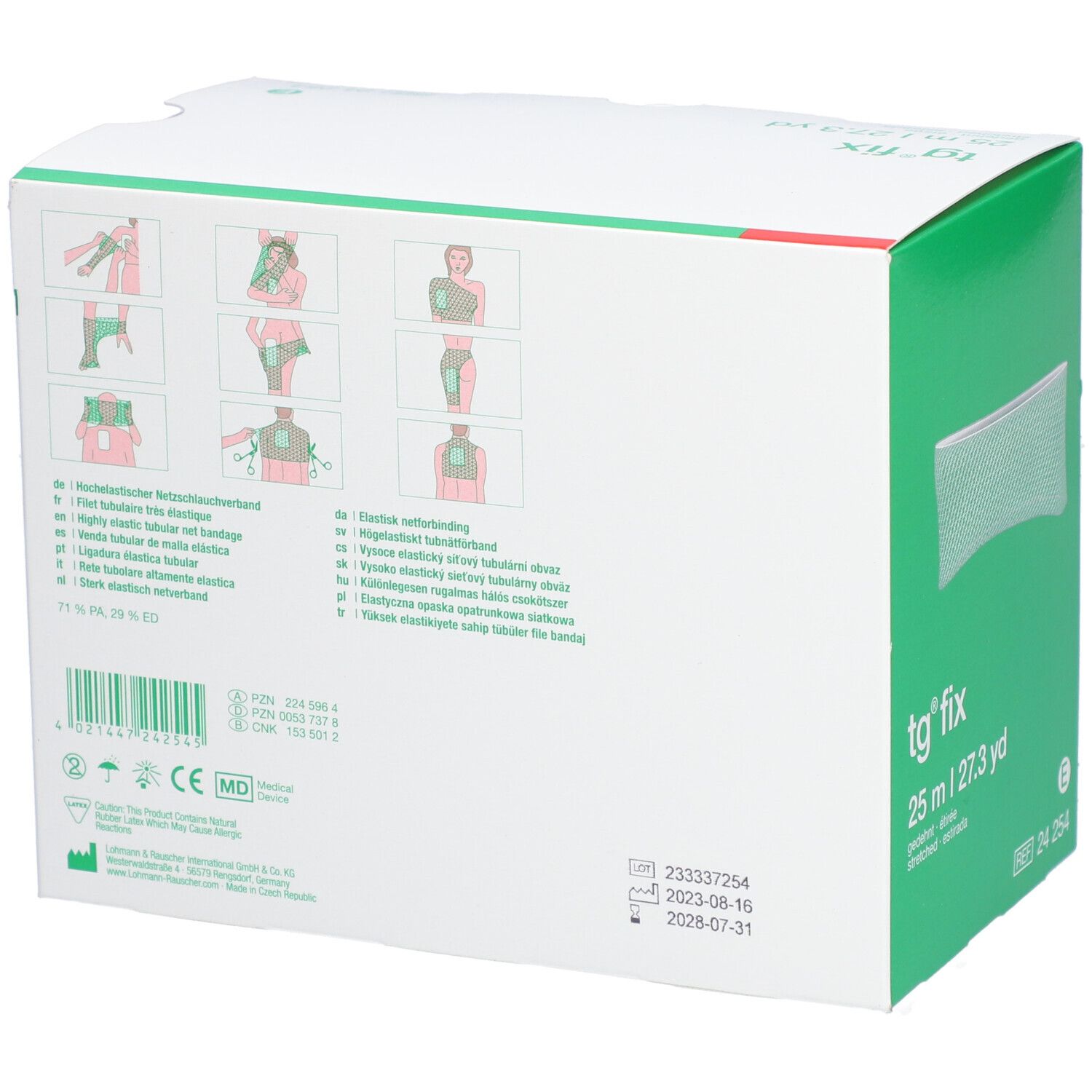 LR tg® fix Filet tubulaire très élastique 25 m