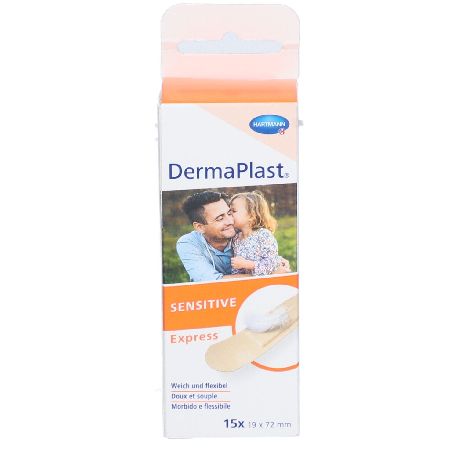 HARTMANN Dermaplast® Sensitive Express Pfannen 19 x 72 mm