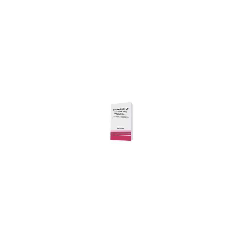 INDOPHTAL UD Gtt Opht 0.1 % 20 Monodos 0.35 ml