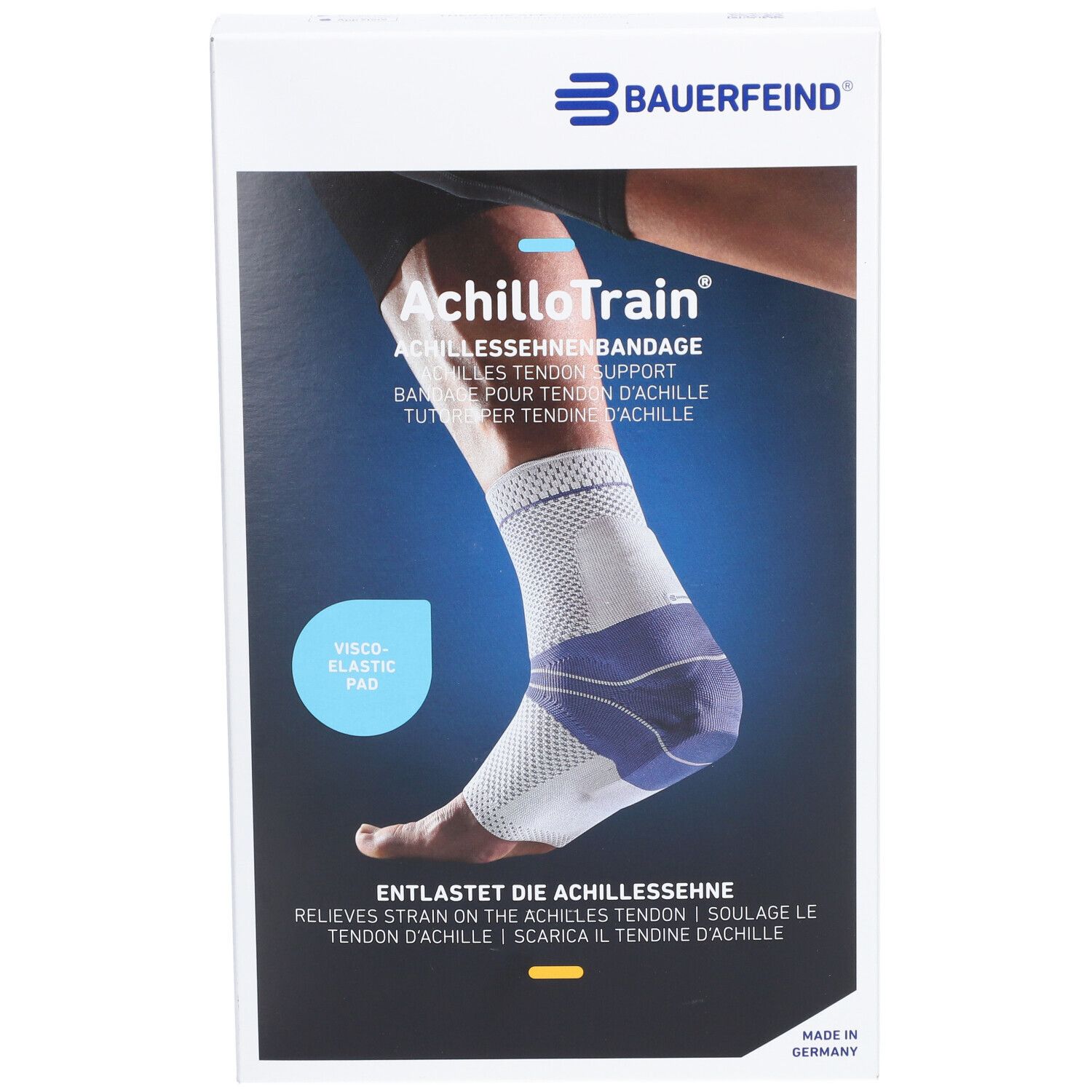 BAUERFEIND AchilloTrain Sprunggelenkbandage rechts Größe 4