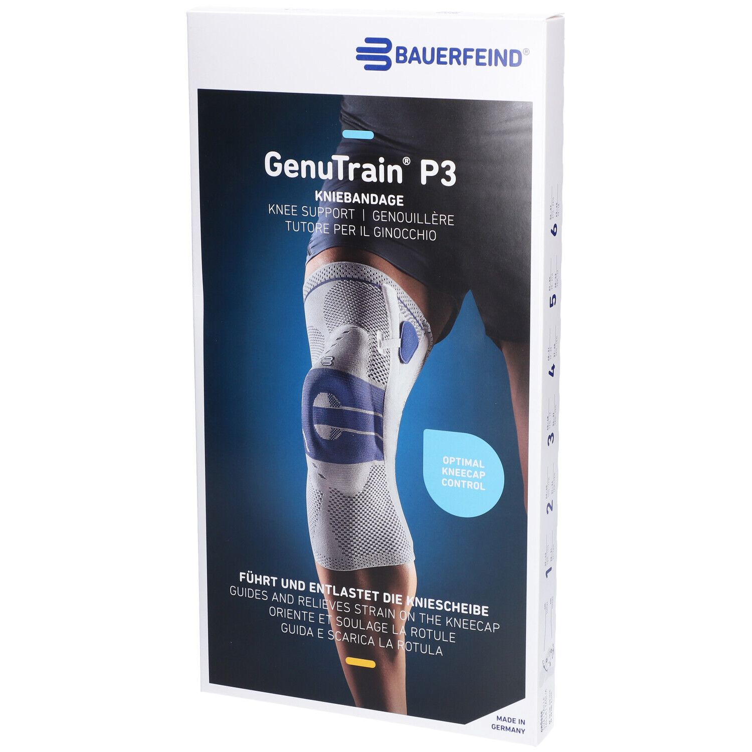 BAUERFEIND Genutrain P3 Orthèse de genou Taille 5 gauche