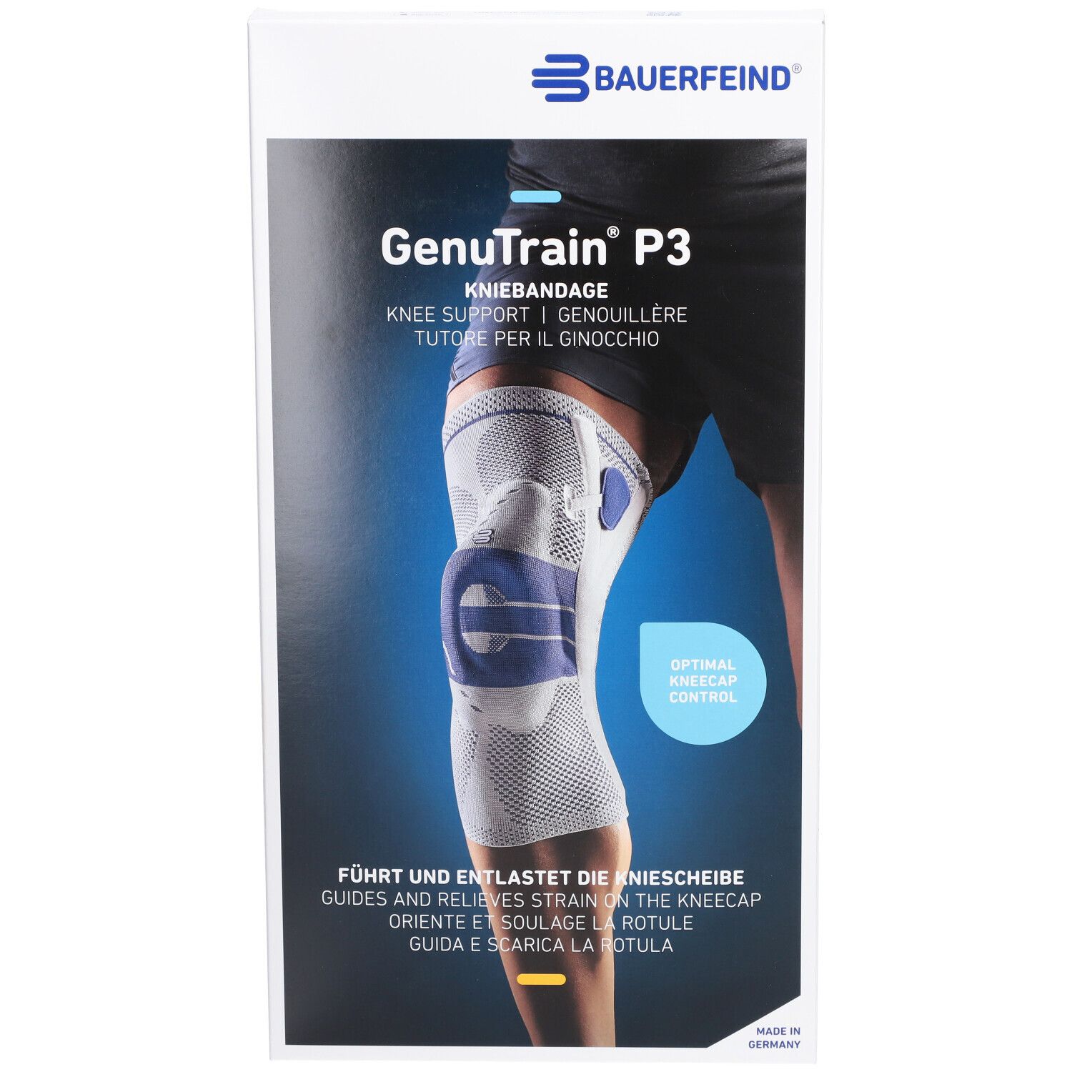 BAUERFEIND® Genutrain® Bandage de genoux Taille 2