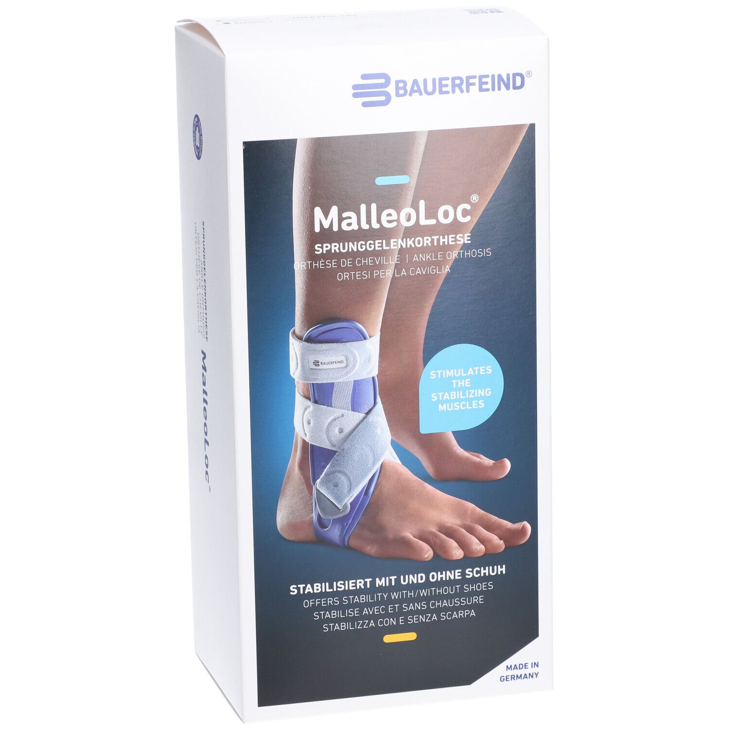 BAUERFEIND MalleoLoc® Haarbandage Orthese Größe 1 links