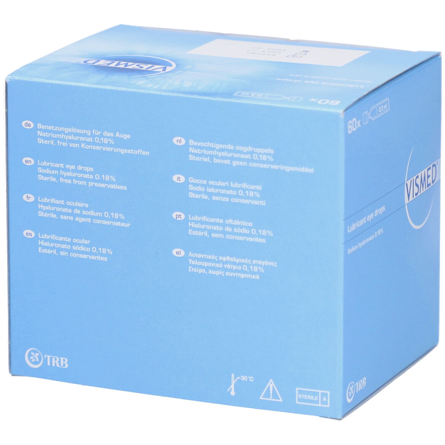 VISMED Augentropfen 60 x 0,3 ml