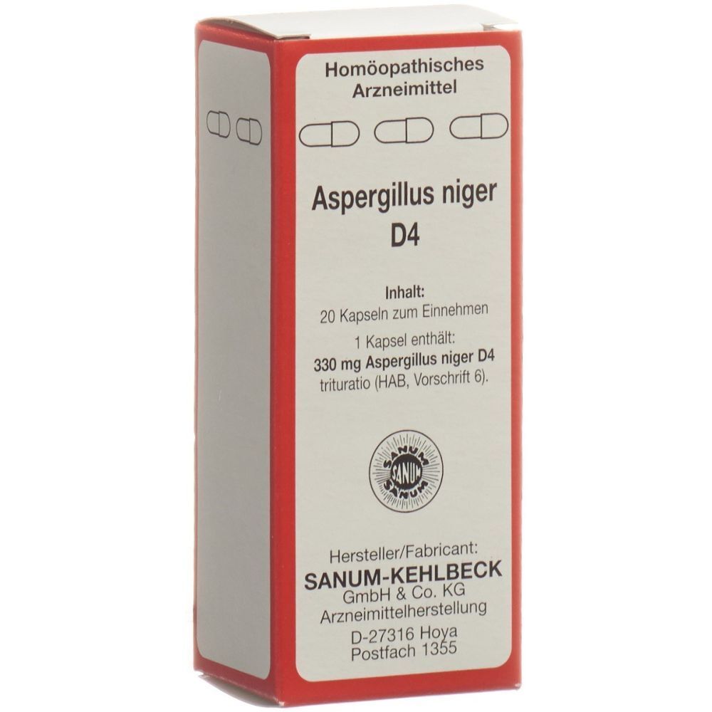 SANUM Aspergillus niger Kaps D 4 20 Stk