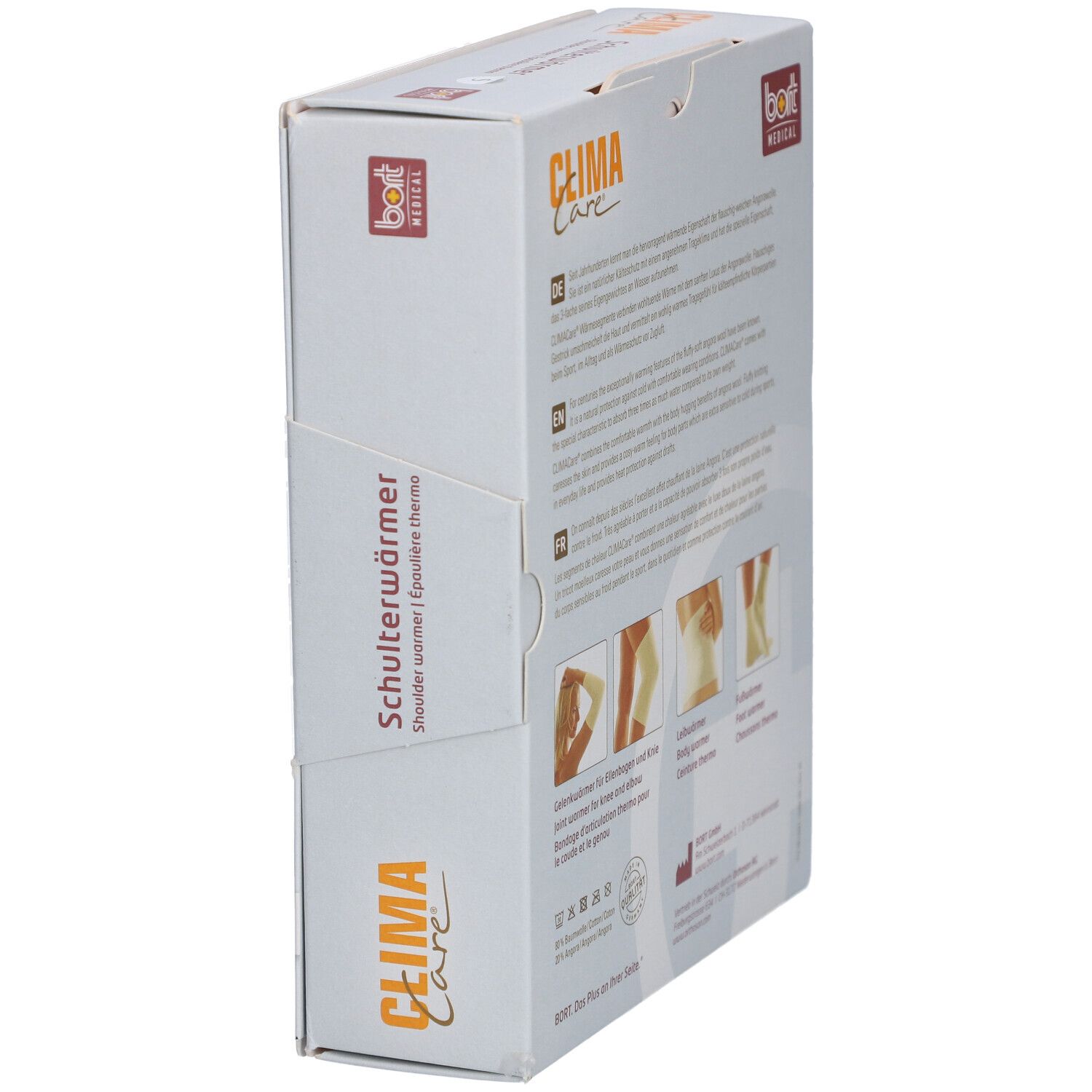 BORT CLIMACare® Schulterwärmer Gr. S weiß