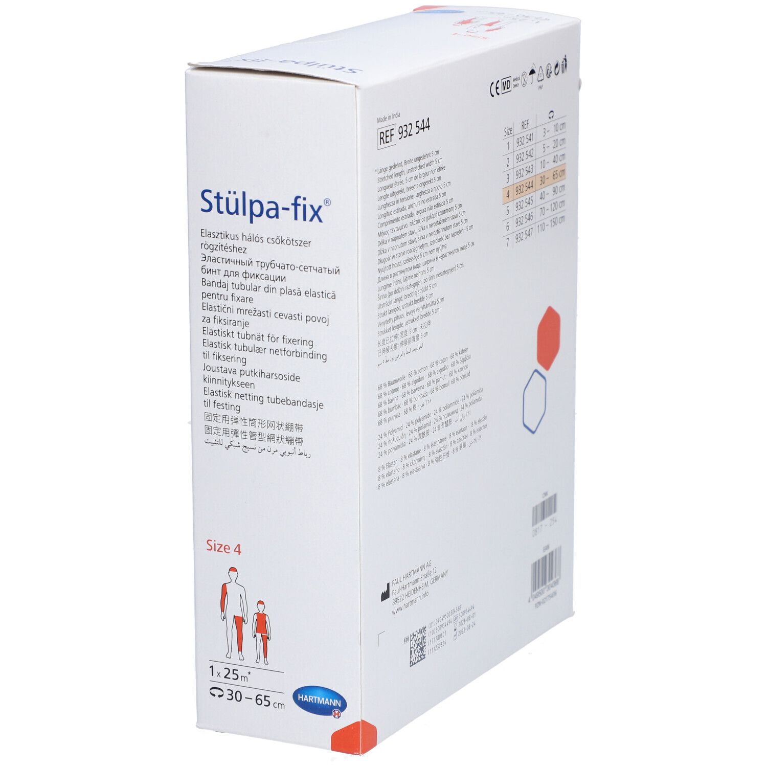 HARTMANN Stülpa-fix®  Bandage pour jambes et pieds Taille 4