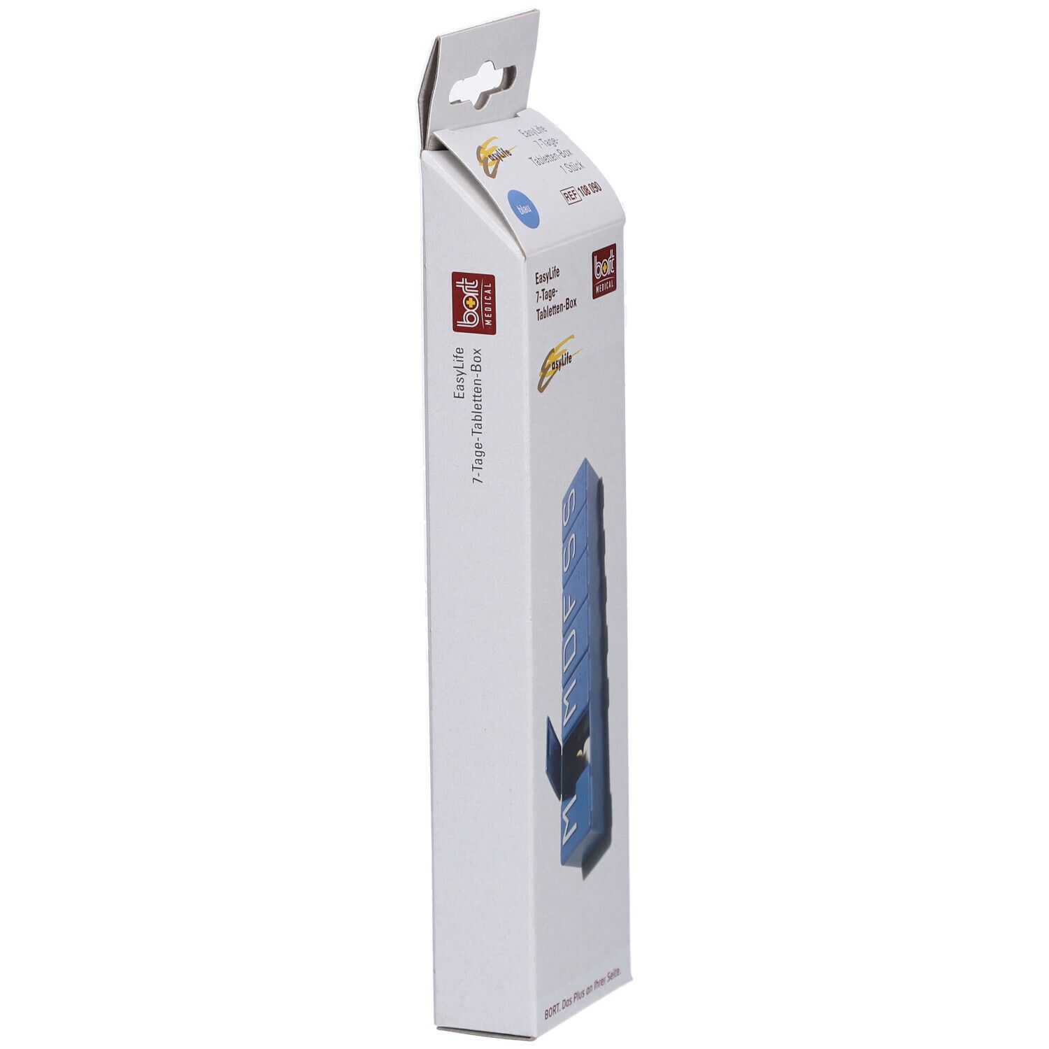 BORT EasyLife® 7-Tage-Tablettenbox blau