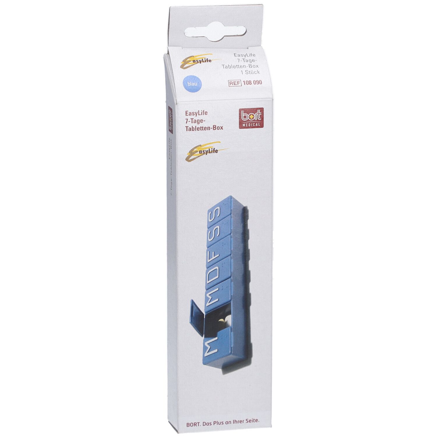 BORT EasyLife® 7-Tage-Tablettenbox blau