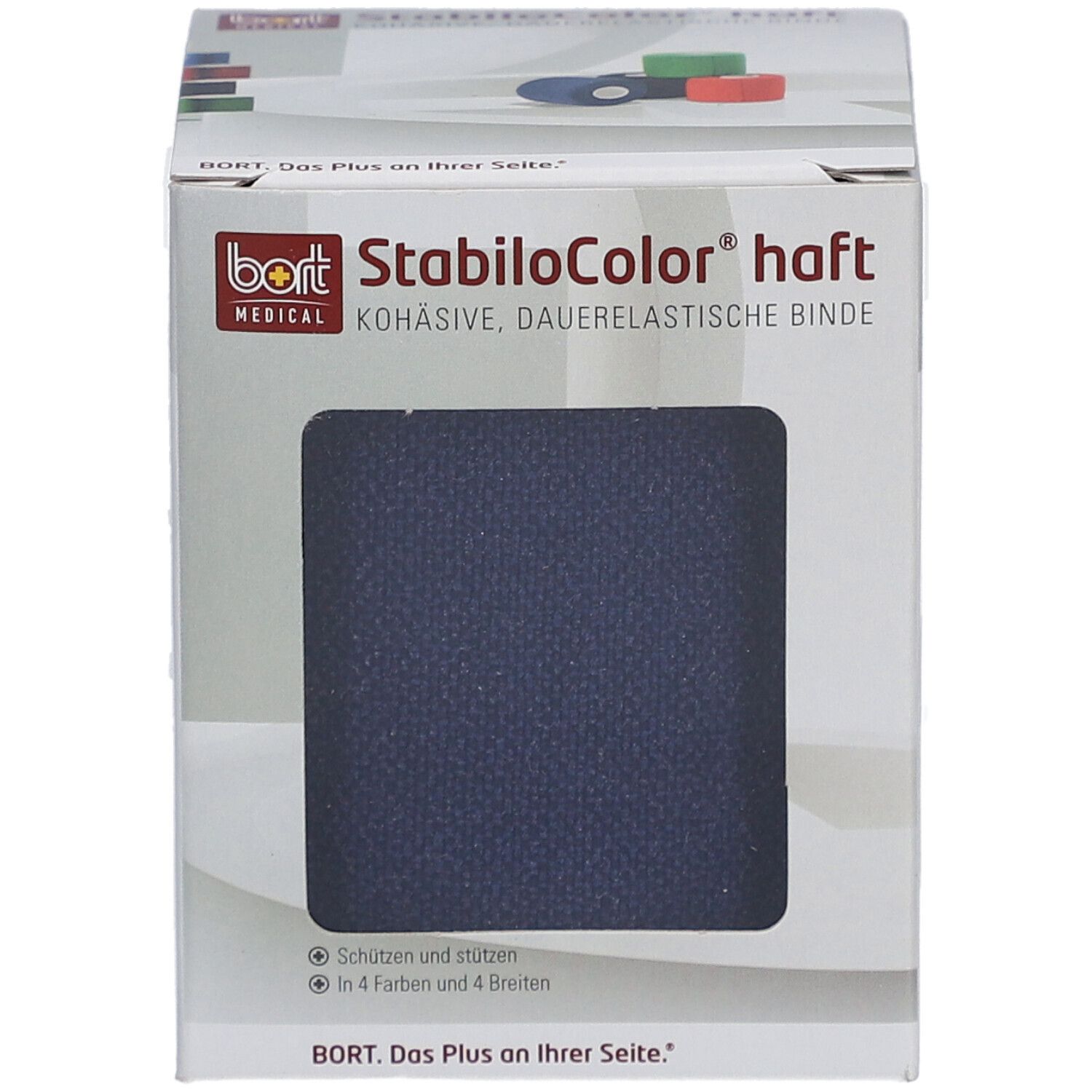 BORT StabiloColor® haft Binde 8 cm blau