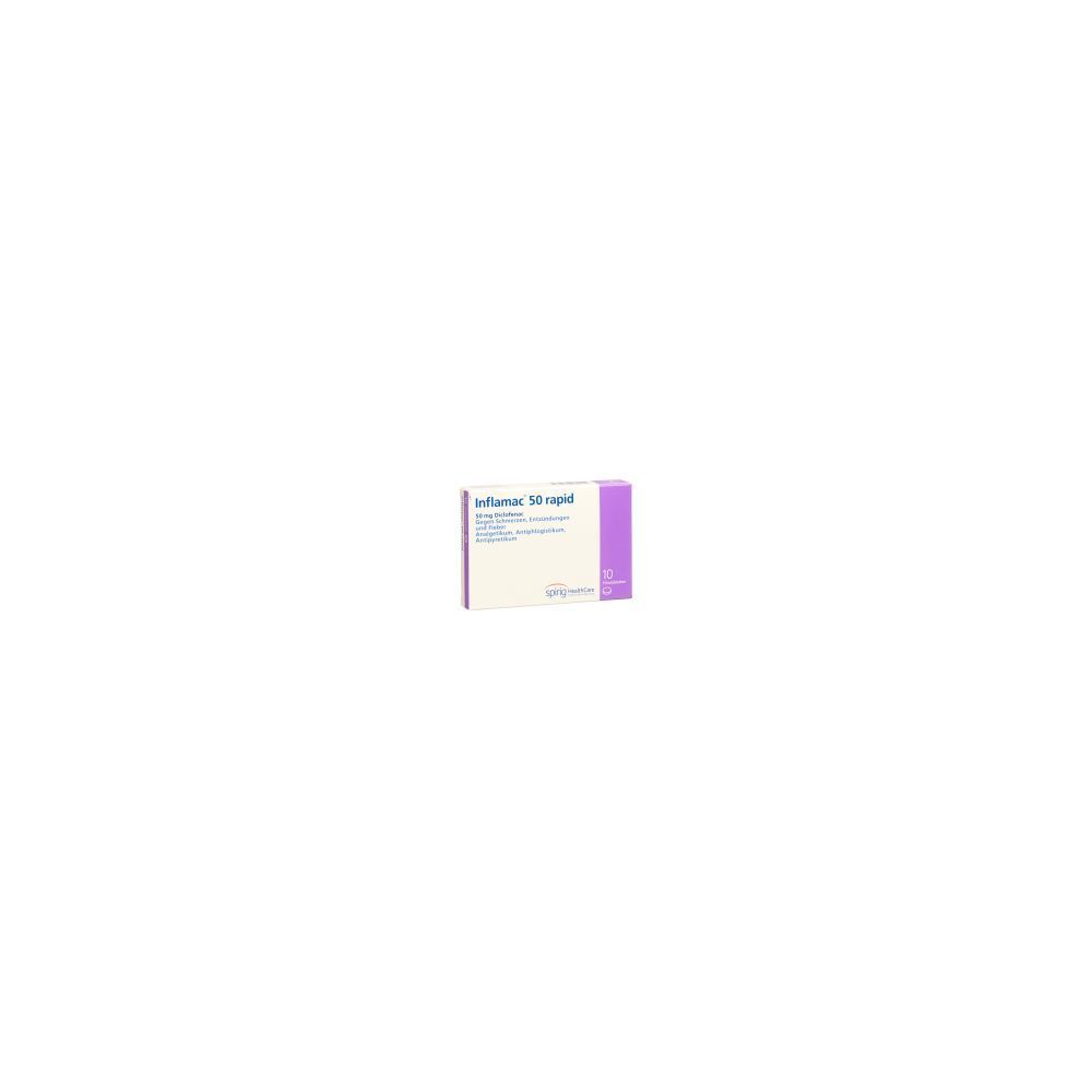 INFLAMAC rapid Filmtabl 50 mg 10 Stk