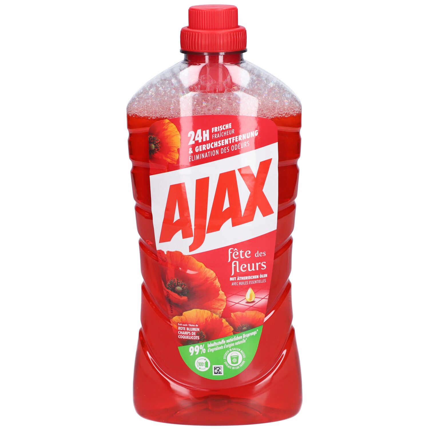 AJAX Optimal 7 Allzweckreiniger Rote Blumen 1 lt