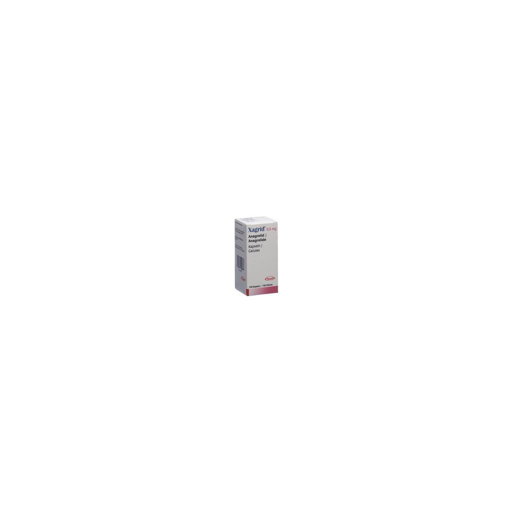 XAGRID Kaps 0.5 mg Ds 100 Stk
