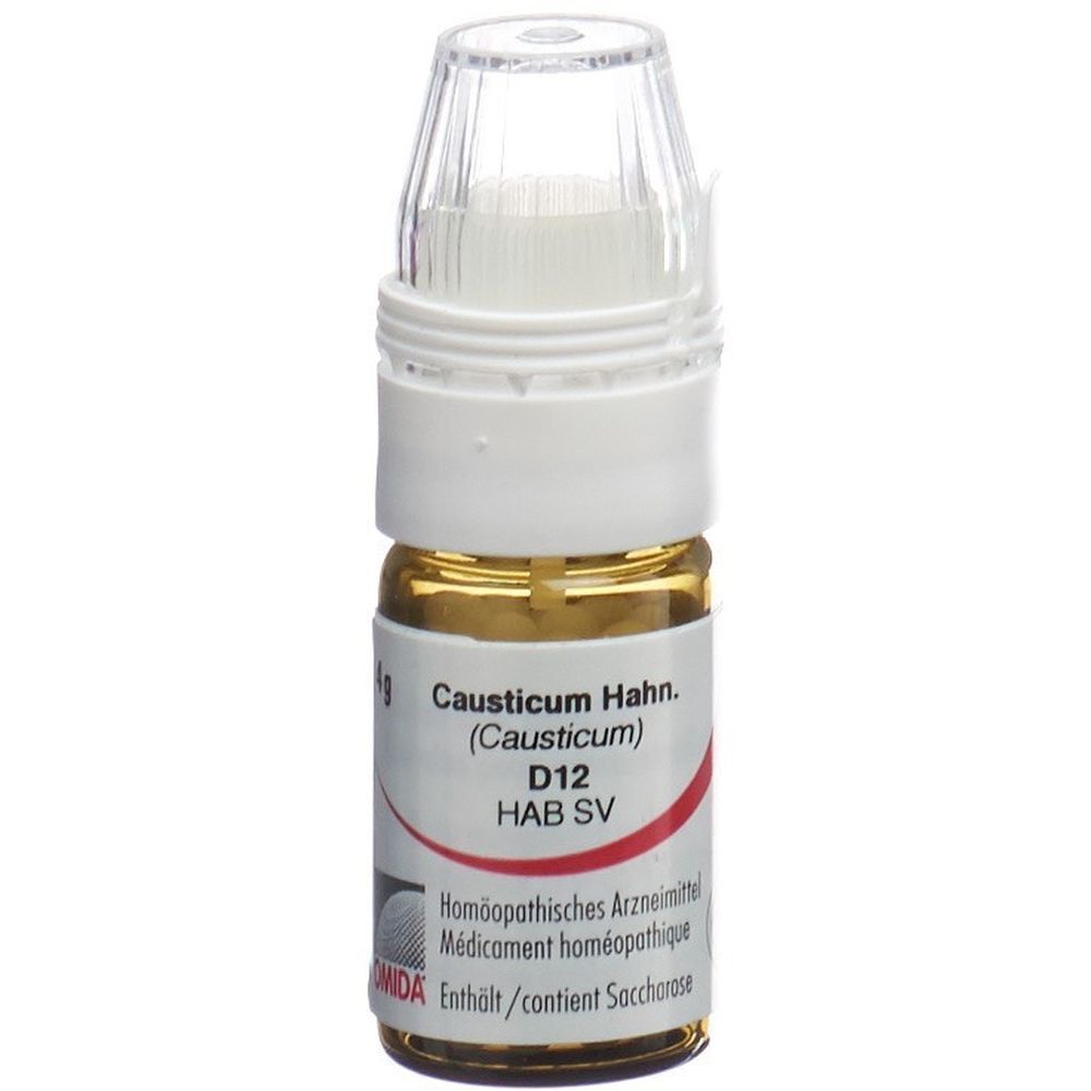 OMIDA Causticum Hahn Glob D 12 m Dosierhilfe 4 g
