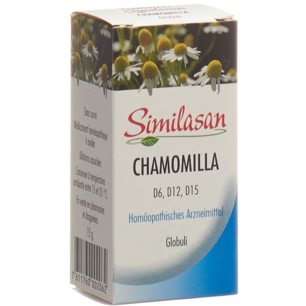 SIMILASAN Chamomilla Glob D6/D12/D15 15 g