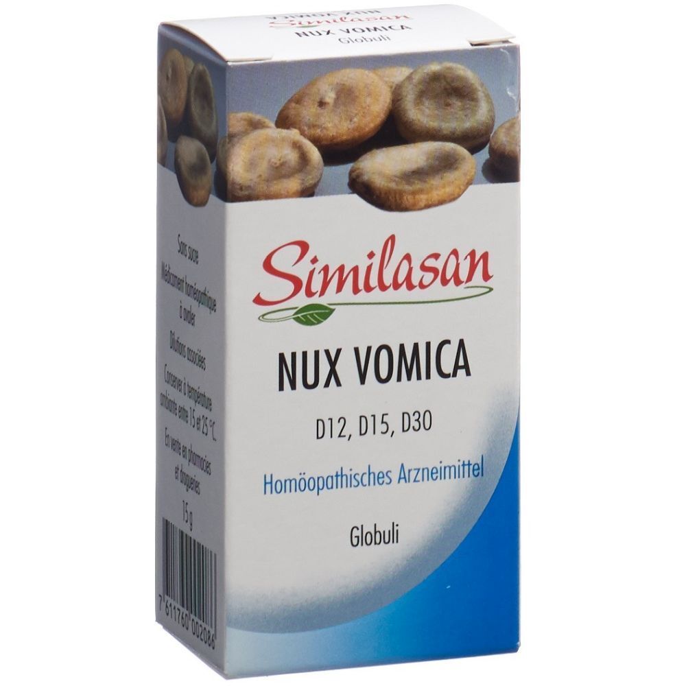SIMILASAN Nux vomica Glob D12/D15/D30 15 g