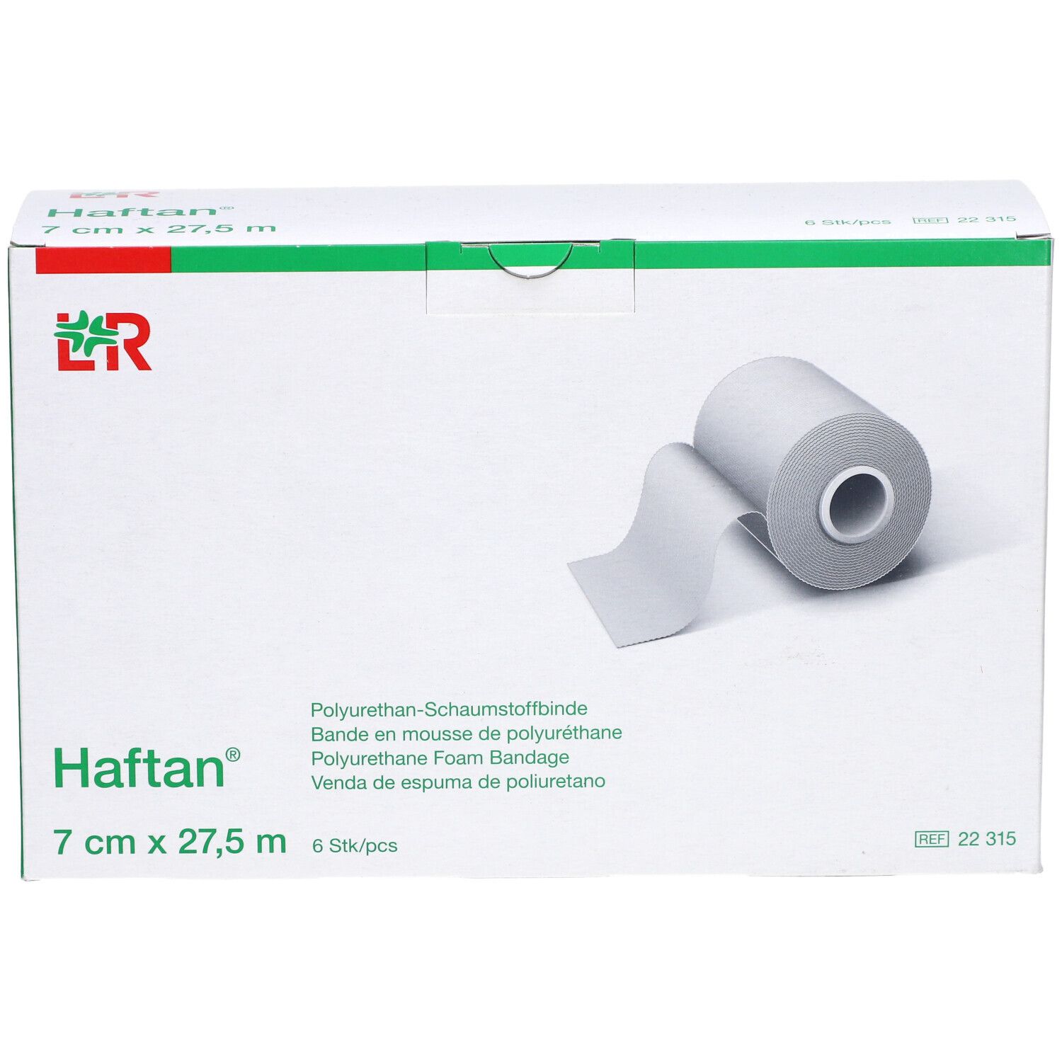 HAFTAN® Bande en mousse de polyuréthane 27,5 m x 7 cm