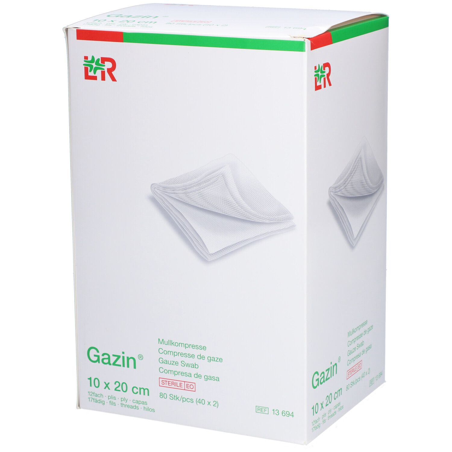 Gazin Compresses de gaze 20x10cm