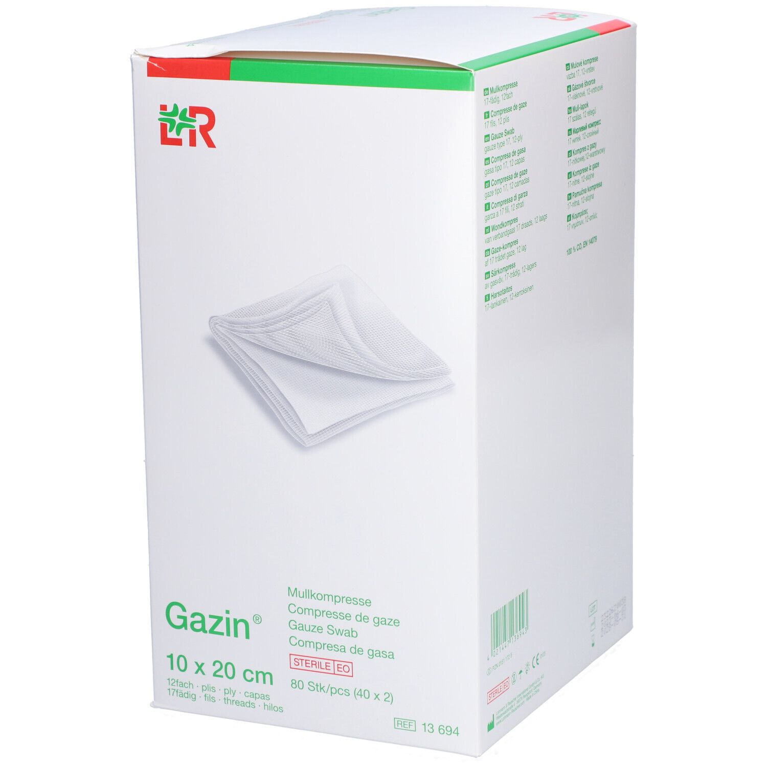 Gazin Compresses de gaze 20x10cm