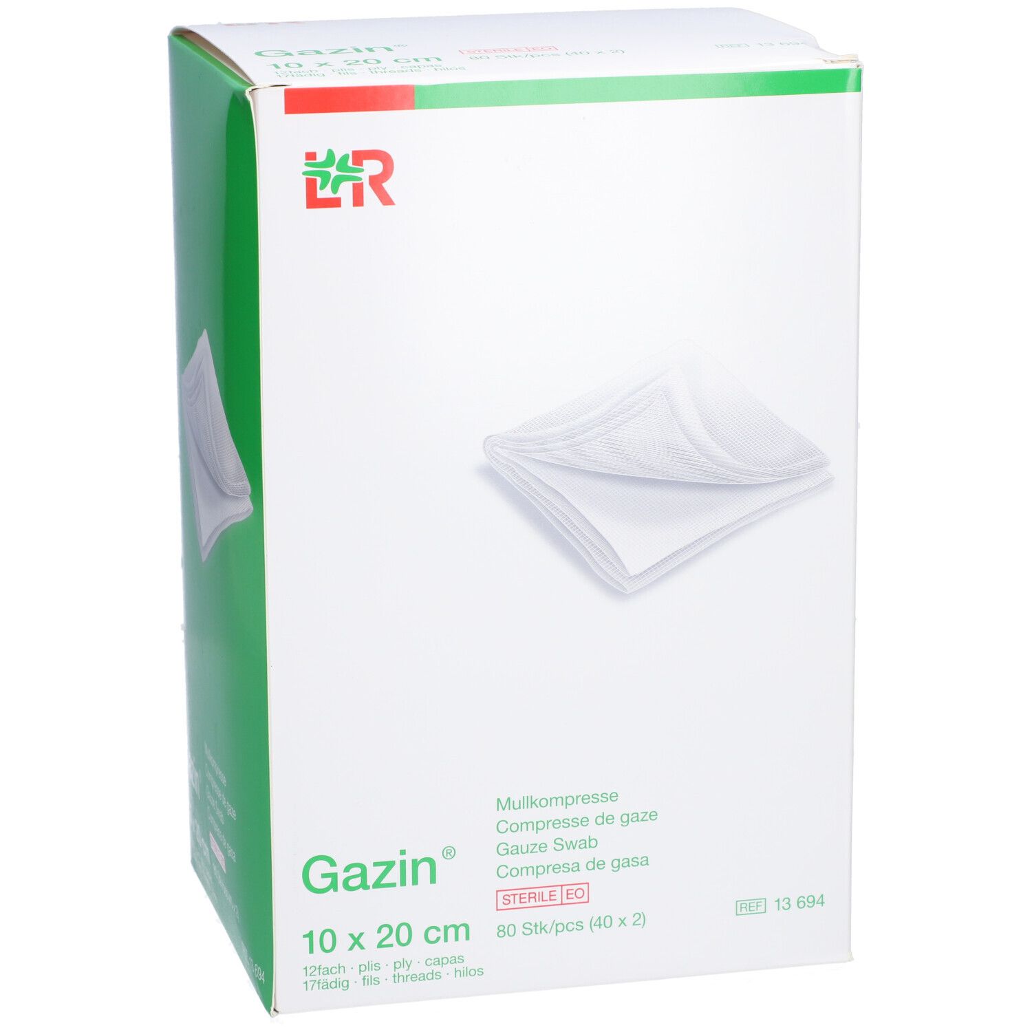 Gazin Compresses de gaze 20x10cm