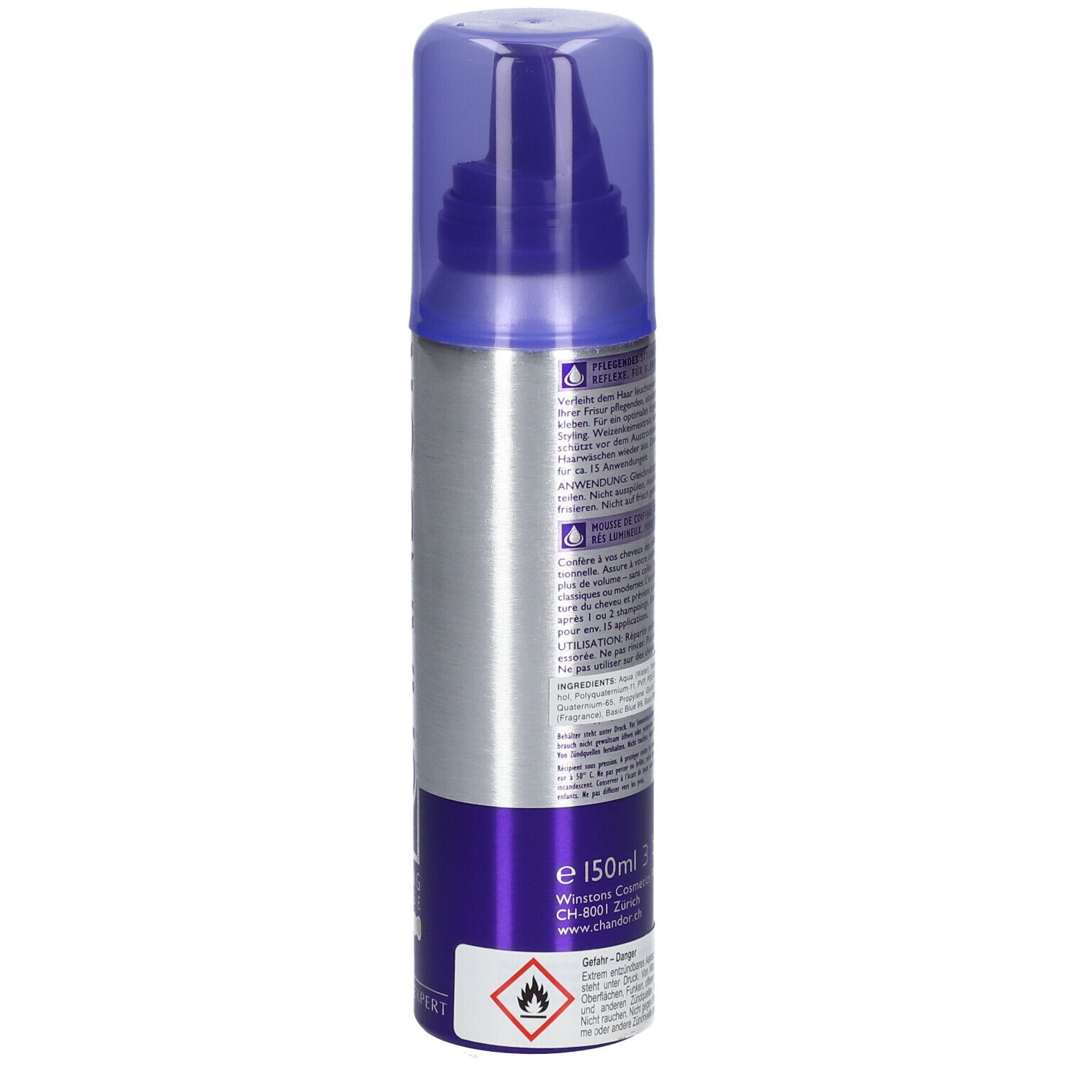 CHANDOR COLOUR Styling Mousse Blond 150 ml Redcare Apotheke