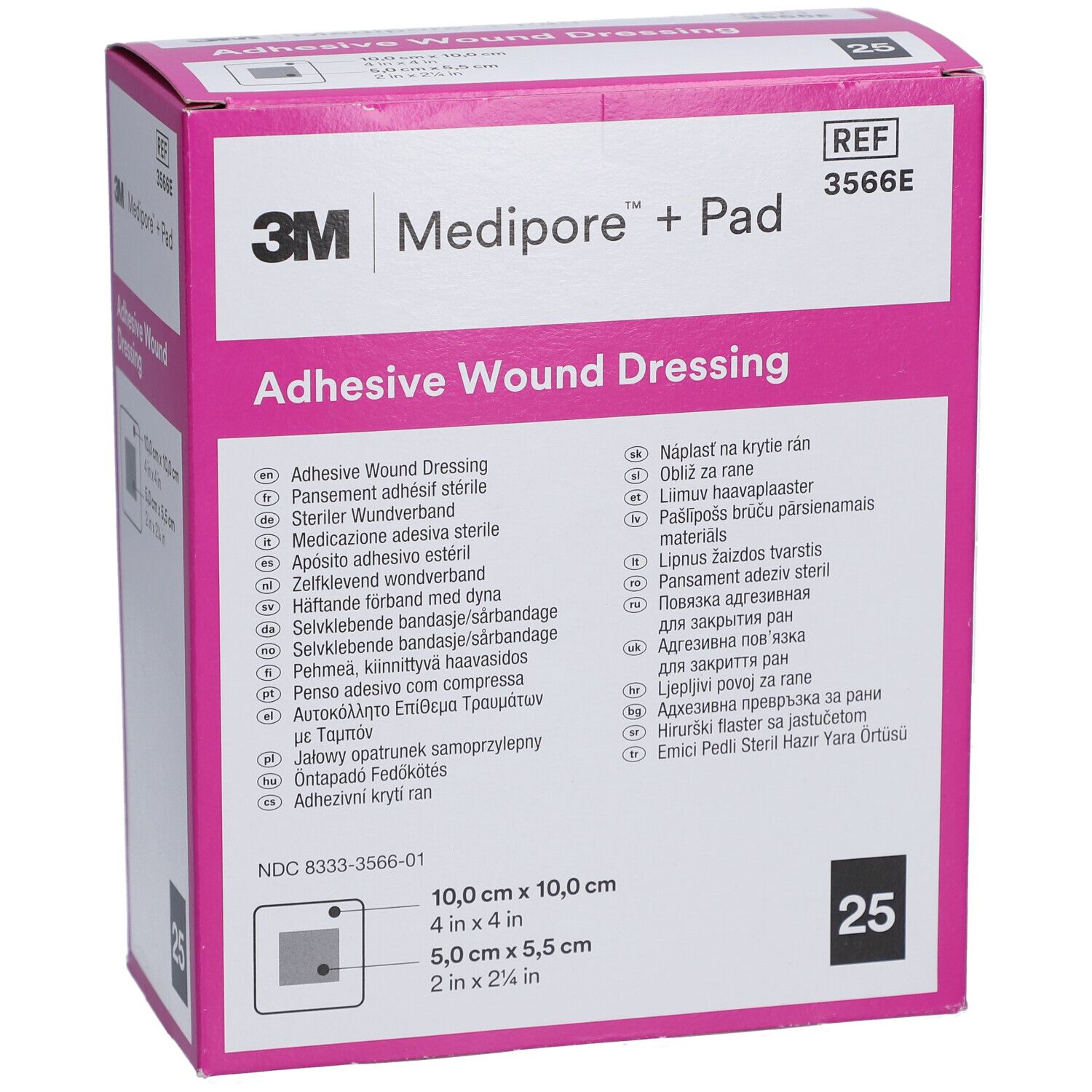 3M™ Medipore™ + Pad 10 x 10 cm